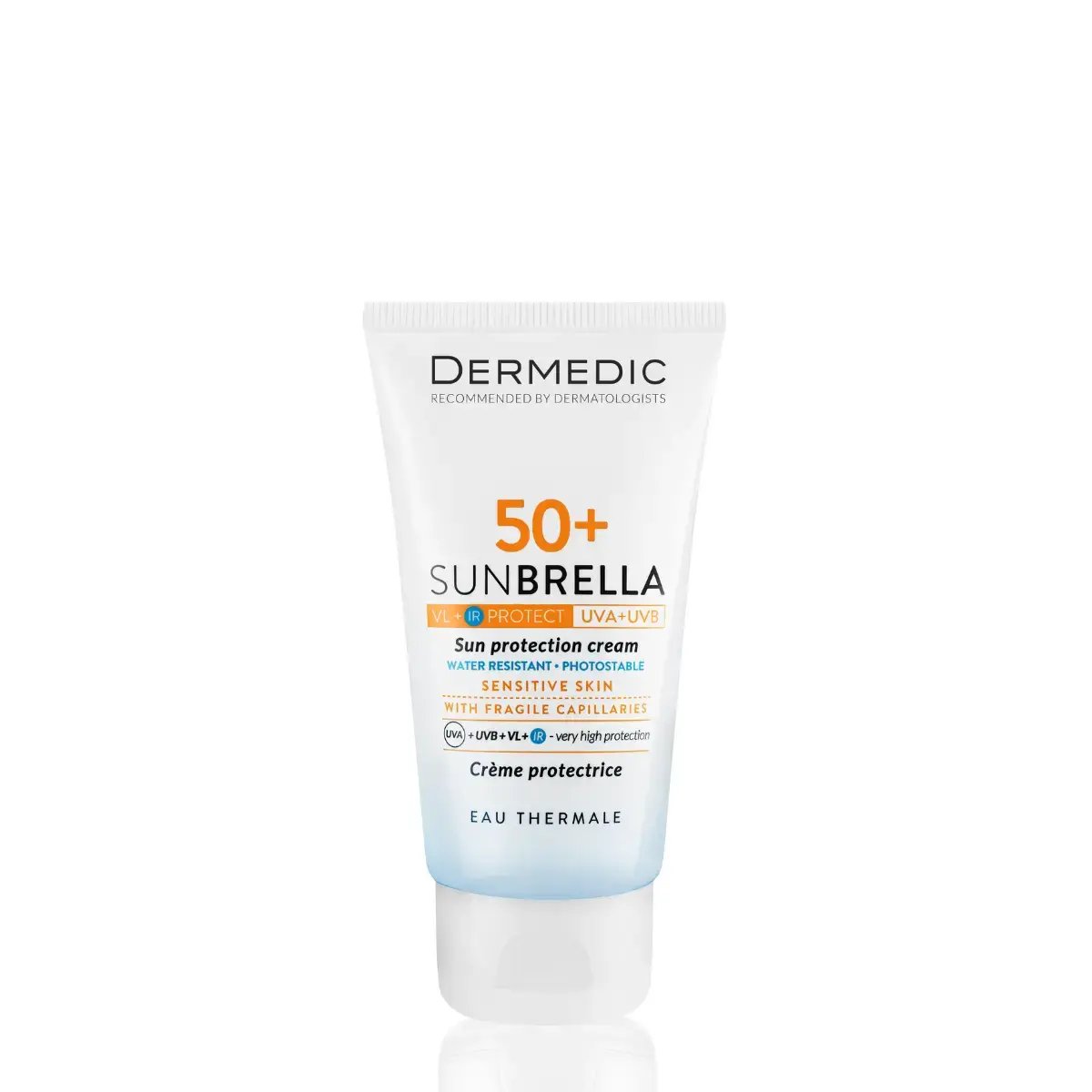 Krem ochronny SPF50+ SKÓRA Z PROBLEMAMI NACZYNIOWYMI, 50 ML