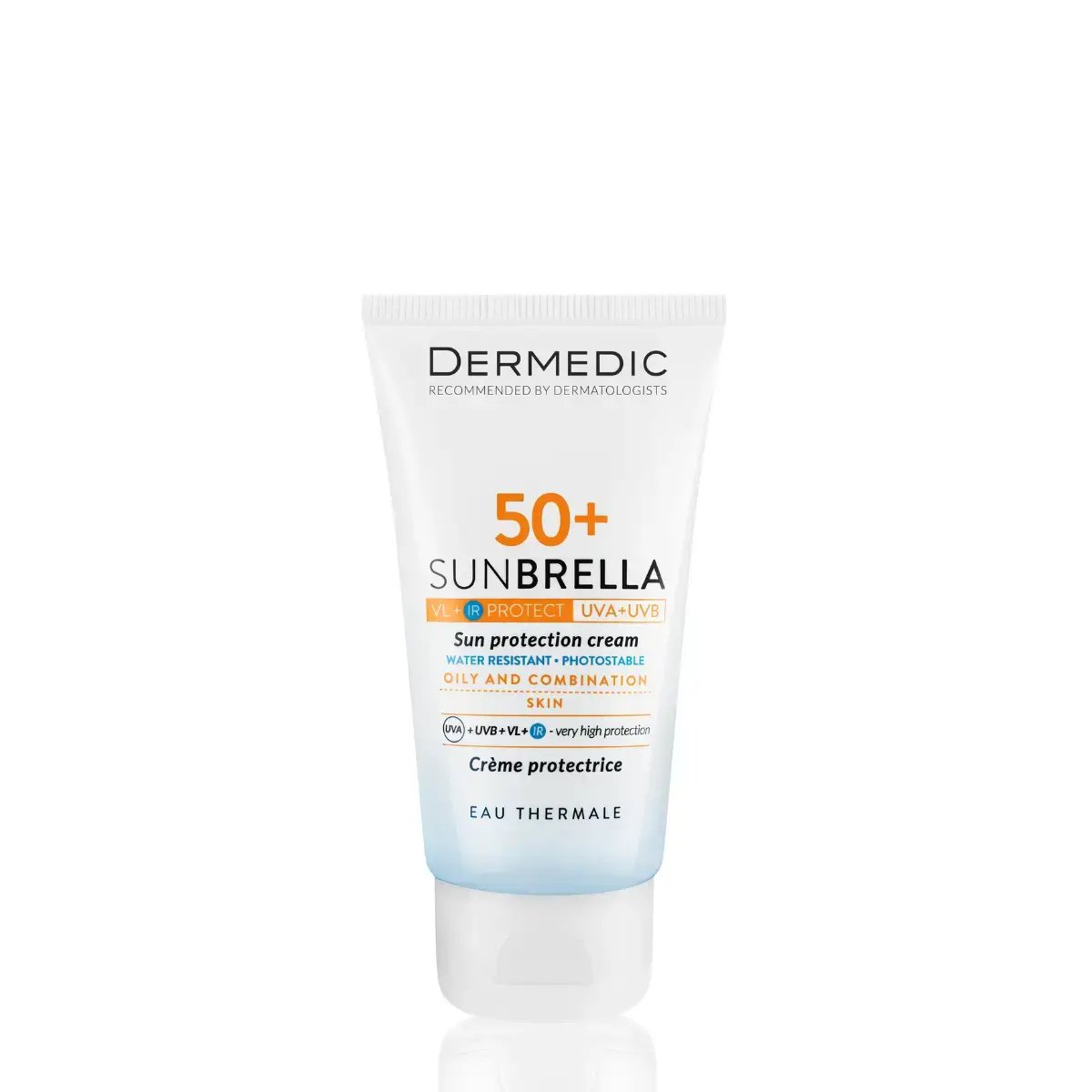Krem ochronny SPF50+ SKÓRA TŁUSTA I MIESZANA, 50 ML