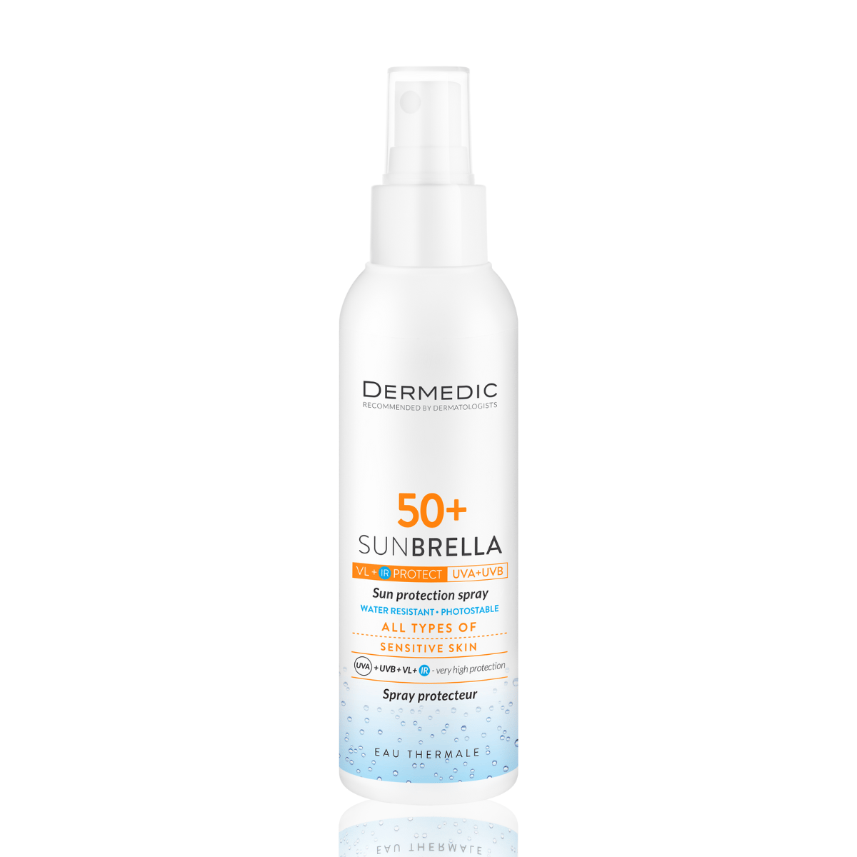 SPRAY OCHRONNY SPF 50+, 150 ml